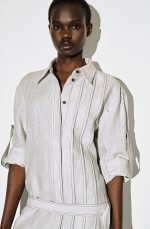 Linen Shirt Gray - Image 3