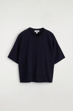 Wool T-Shirt Navy - Image 4