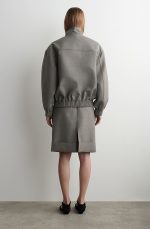 Wool Slim Skirt
