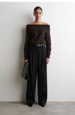 Standard Fit Wool Off-shoulder Knitwear Arrival
