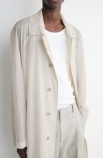 Standard Fit Nylon Windbreaker Light Beige - Image 2