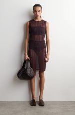 Knitted Vest Brown