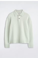 Wool Polo Blue - Image 3