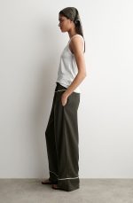 Straight Regular Trousers
