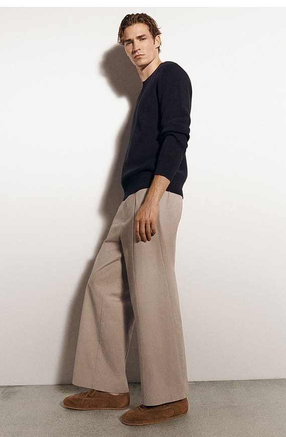 O1CN013R1M571u7vunWuBM2-4101595991 Cotton Pleated Pants - Image 1