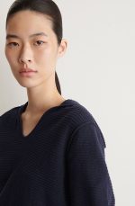 Knitted Top Navy - Image 2