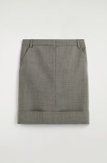 Wool Slim Skirt - Image 3