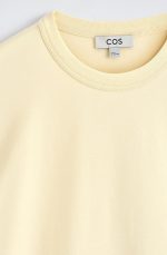 Knitted Round-Neck T-Shirt Cream - Image 4