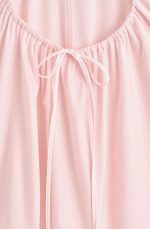 Knitted Pleated Vest Pink - Image 4
