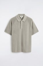 Linen Polo Gray - Image 3