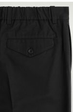 Cotton Pleated Pants - Image 4