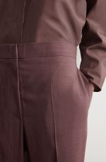 Wool Straight Trousers - Image 2