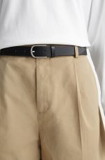 Pleated Shorts Beige - Image 2