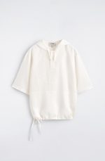 Linen Drawstring Pullover - Image 4