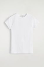 Cotton Slim T-Shirt White - Image 4