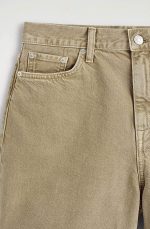 Denim Shorts Khaki - Image 4