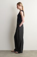 Wool Wide-Leg Pants