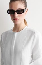 Round-Neck Shirt White - Image 2