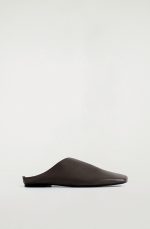 Leather Mules Dark Brown - Image 3