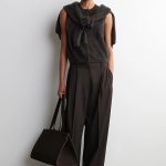 Cashmere Round-Neck Vest Brown