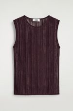 Knitted Vest Brown - Image 3
