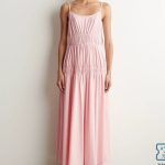 Pleated Dress Pink