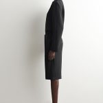 Silk Slim Pants Black
