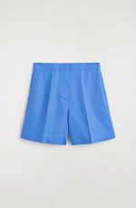 Linen Shorts Blue - Image 3