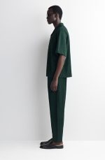 Tapered Trousers Green