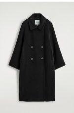 Wool Coat Black - Image 3