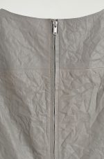 Leather Straight Dress Gray - Image 4