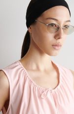 Knitted Pleated Vest Pink - Image 2