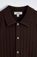 Collared Cardigan Brown - Image 4