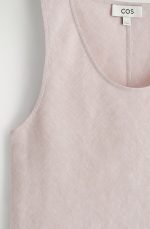 Linen Vest Pink - Image 4