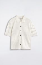 Collared Cardigan White - Image 3