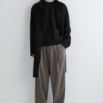 Wool Round-Neck Pullover Black