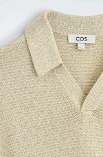 Knitted Polo Beige - Image 4
