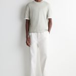 Linen Round-Neck T-Shirt