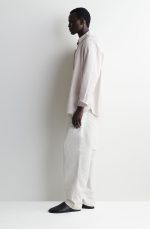 Denim Tapered Trousers