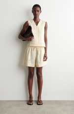 Linen Sleeveless Vest