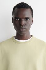Round-Neck T-Shirt Khaki - Image 2