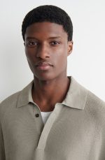 Linen Polo Gray - Image 2