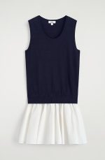 Linen Dress Blue - Image 3