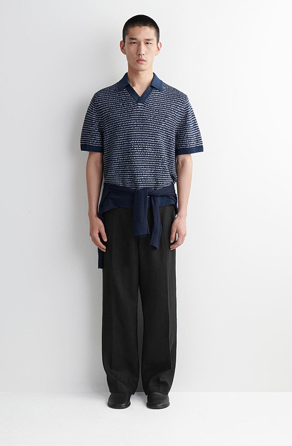 O1CN01KAQALC1u7vy7T6Dym-4101595991 Knitted Regular Polo - Image 1