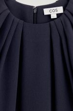 Round-Neck Dress Navy - Image 4