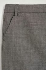 Wool Slim Skirt - Image 4