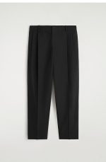 Cotton Pleated Pants - Image 3