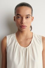 Knitted Pleated Vest - Image 2