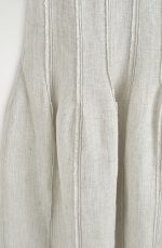 Linen V-Neck Dress - Image 4