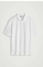 Knitted Polo White - Image 3